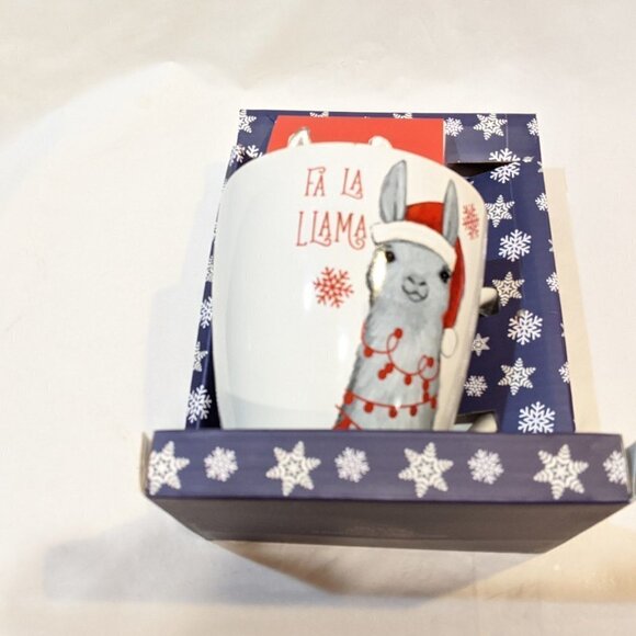 Fa la la llama Mug/Notepad Set plus extra note/pen - Picture 3 of 3